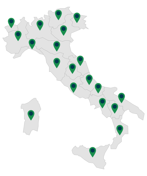 Italfissaggi - Italia - Rete Commerciale